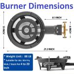 High Pressure Portable Propane Outdoor Cooking Stove