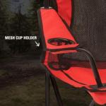 Coleman Mesh Quad Camping Chair with Cup Holder