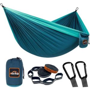 AnorTrek Lightweight Portable Camping Hammock with Straps