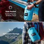 Kootek Portable Camping Hammock - Sky Blue & Grey