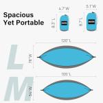 Kootek Portable Camping Hammock - Sky Blue & Grey