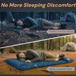 VALEHOWL Inflatable Camping Sleeping Pad with Pillow