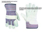Custom Safety Work Gloves with Wing Thumb, 12 Pair