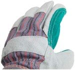 Custom Leathercraft Work Gloves with Safety Cuff