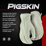 Boss Men's Pigskin Leather Work Gloves - X-Large
