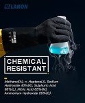 Heavy-Duty Nitrile Chemical Resistant Gloves, Large