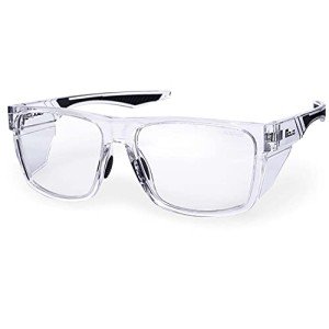 SolidWork Anti-Fog Clear Safety Glasses with Side Shields