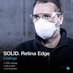 SolidWork Anti-Fog Clear Safety Glasses with Side Shields