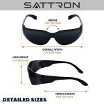 24 Pack Tinted Safety Glasses with UV Protection