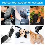 Black Nitrile Disposable Gloves, Powder-Free, 100 PCS
