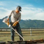 Extra Large Men's Leather Work Gloves, Adjustable Wrist