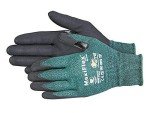 Cut Resistant Nitrile Coated Work Gloves - Green