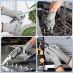 ANSI A6 Cut Resistant Touchscreen Work Gloves