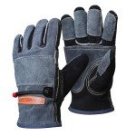 Durable Leather Work Gloves for Welding and Gardening