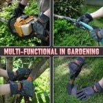 Durable Leather Work Gloves for Welding and Gardening