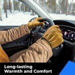 Winter Leather Work Gloves with Thinsulate Lining