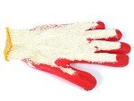Red Palm Latex Dipped Knit Gloves - 100 Pairs