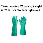SHOWA 727-10 Nitrile Chemical Resistant Gloves, XL