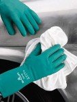 SHOWA 727-10 Nitrile Chemical Resistant Gloves, XL