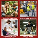 300 Pairs Red Palm Latex Dipped Work Gloves