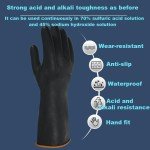 Acid and Alkali Resistant Chemical Gloves