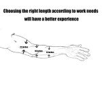 JustSeen Chemical Resistant Rubber Work Gloves, XL