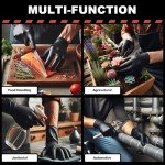 Black Nitrile Disposable Gloves 6 Mil, Chemical Resistant