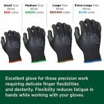 Ultra-Thin Polyurethane Coated Work Gloves, Medium