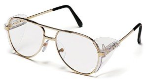 Pyramex Pathfinder Gold Frame Safety Glasses