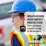 Jackson Safety SG Anti-Scratch Safety Glasses - 3 Pack