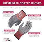 Cut Resistant Touchscreen Work Gloves - 1 Pair