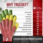 TruChef Level 5 Cut Resistant Gloves - 3 Pack