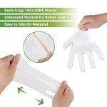 500 Disposable Plastic Gloves for Cleaning