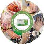 500 Disposable Plastic Gloves for Cleaning