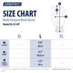 JORESTECH Large String Knit Gloves - 12 Pairs