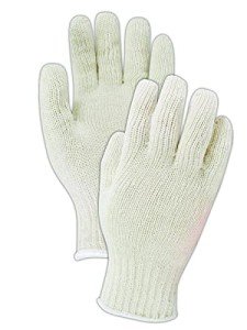 MAGID KnitMaster 7 Gauge Cotton/Polyester Gloves, 12 Pairs