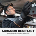 Heavy Duty Latex Chemical Resistant Rubber Gloves