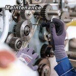 KAYGO MicroFoam Nitrile Safety Work Gloves, Large