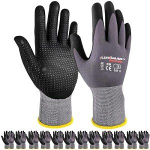 Micro-Foam Nitrile Gasoline Safety Work Gloves