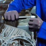 Micro-Foam Nitrile Gasoline Safety Work Gloves