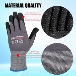 Micro-Foam Nitrile Gasoline Safety Work Gloves
