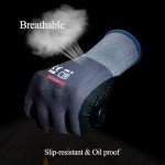 Micro-Foam Nitrile Gasoline Safety Work Gloves