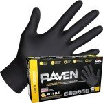 Raven Powder-Free 2XL Nitrile Disposable Gloves