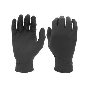 Showa Medium Black Nitrile Disposable Gloves 100 Pack