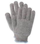 Heavyweight Gray Knit Gloves for Ladies - Medium