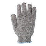 Heavyweight Gray Knit Gloves for Ladies - Medium