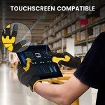JumpHigh Touchscreen Utility Work Gloves for Men
