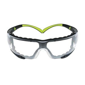 3M SecureFit 400 Safety Glasses, Anti-Fog, Clear Lens