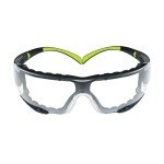 3M SecureFit 400 Safety Glasses, Anti-Fog, Clear Lens