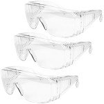 Aqulius 3-pack Over Eyeglasses Safety Glasses